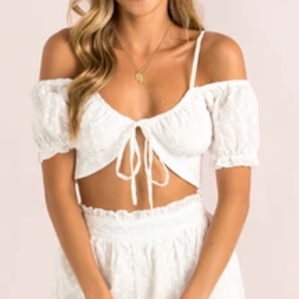 Crop tie top